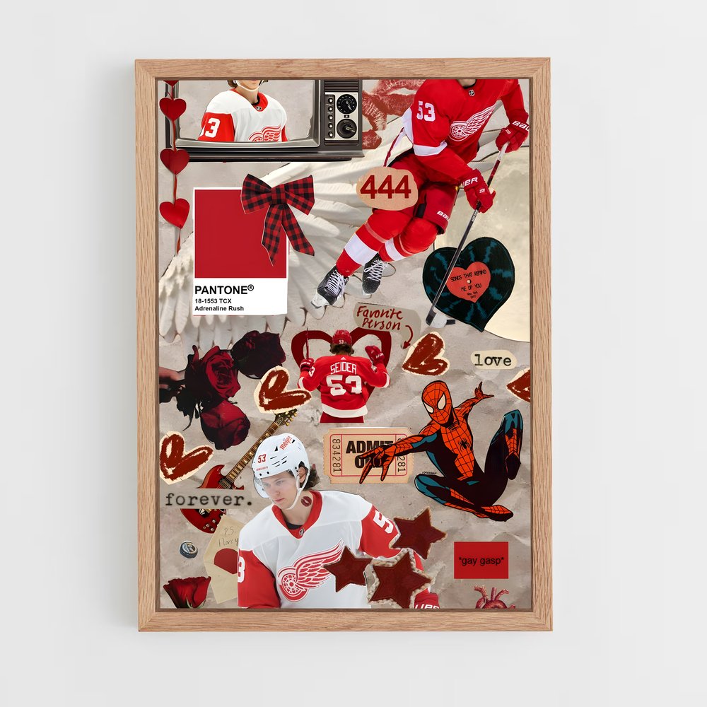 Poster Moritz seider – affiche Hockey sur glace (vue 4)